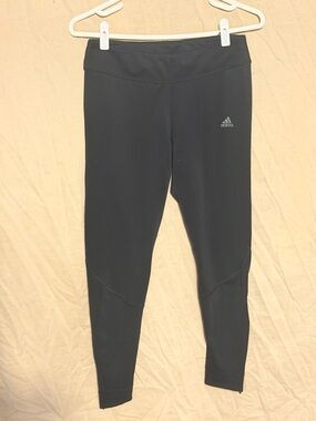 Adidas Black High-Waist Running Training Tights